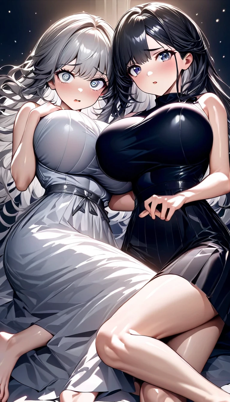 CG K Ultrarealistic ,((premium、8k、32K、masterpiece、NffSW:1.3)), (superfine illustration)、(super high resolution), (((adult body))), (masterpiece, Best Quality:1.2),a beautiful girl，Skin details processing.....，The eyes are finely described.....，delicate hair，long wavy hair，long light hair，She has a big bow on her head....，Modern clothing ,violet rose, yellow and green，clean background