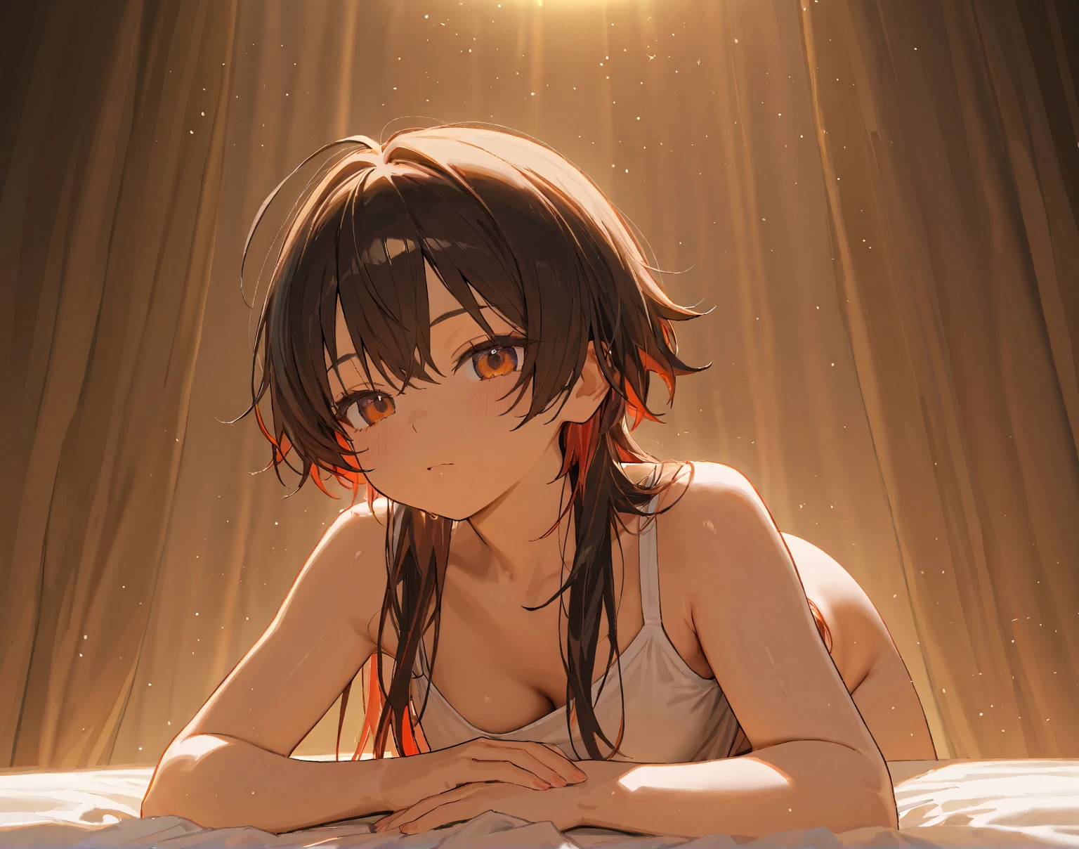 (idol master:1.6),one girl,, cute, pure, innocent, young, gently smile, girl loves you,(nude:1.6),(smirk),(full-face blush:1.6),(upper body:1.6),(flat chest:1.6),(slender:1.3),(faint light:1.6),(baby:1.6),(loli:1.6),(0 years old:1.8),(short hair:1.6),(chest focus:1.6),(sunset:1.6),(cowboy shot:1.6),(sitting on floor:1.6),(spread legs:1.6),
there is a room with a window and a door in it, light coming from the windows, light coming from windows, sunlight through windows, sunlight shining through windows, light through windows, light coming through the window, abandoned laboratory, natural prison light, interior abandoned hospital, sunlight pouring through window, light reflecting off windows, decaying dappled sunlight, hospital