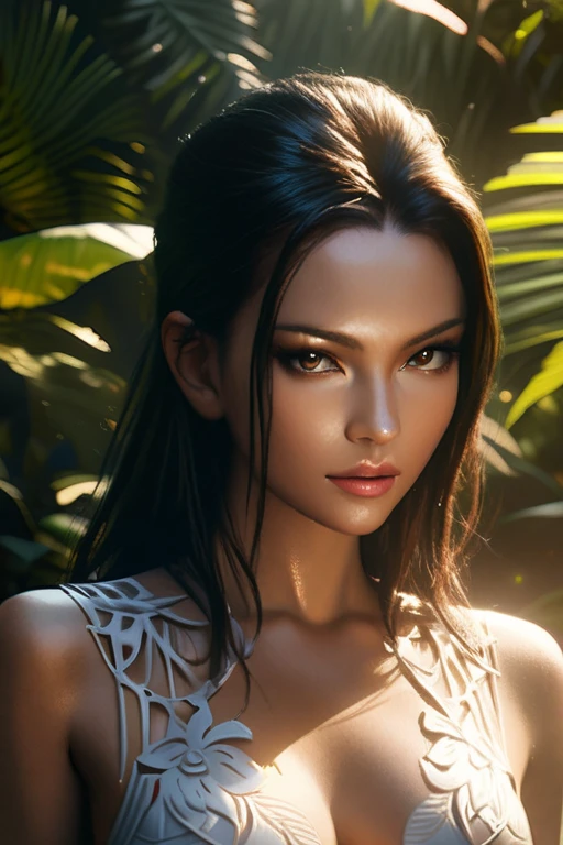 (masterpiece:1.2),(best quality:1.2),(high resolution:1.2)
<lora:CyberPanam:0.8>
CyberPanam, 1girl, solo, black hair, brown eyes, single hair bun, enchanted forest, twilight, ethereal and mystical with soft golden light