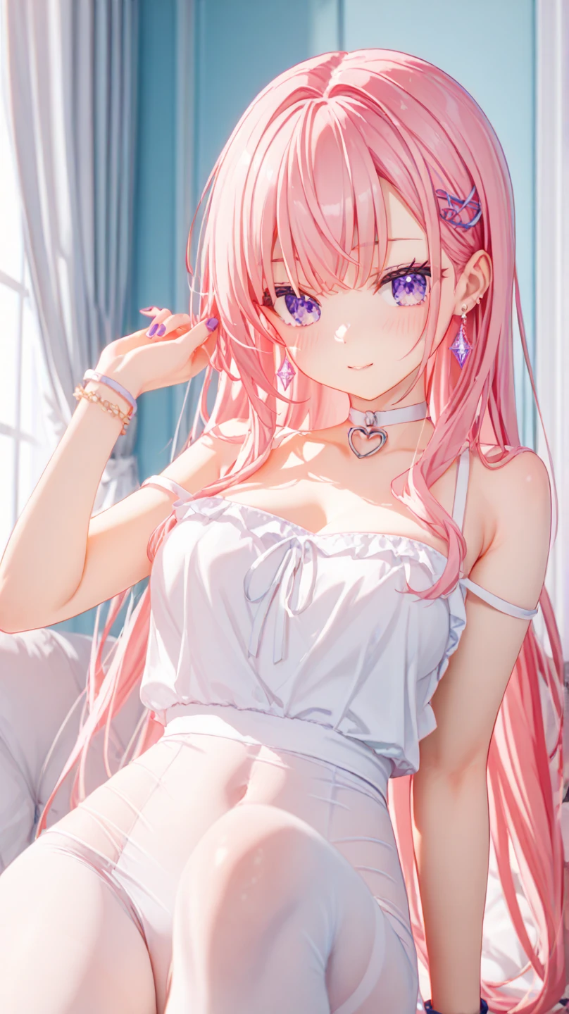 ((highest quallity, tabletop)),  ((Style - Swirl Magic):0.75)
a girl,(((work of art)))、((超detaildedな、highest quallity、high resolution、Cinema lighting))、all-body、From  above、all-bodyショット (1 girl)(rainbow hair、colored hair、half blue、half pink hair:1.2)(Both sides up)(greeneyes)、ombre、eyeliner、glare eyes、Olho hiperdetailded、Complex Eyes、gorgeous eyes、((shining blue eyes))girl of 18 years old、a seductive smirk、detailded, crimson light, detailded background, Field of pink roses, white summer dress, Scary clouds, light particles, sitting on roses,