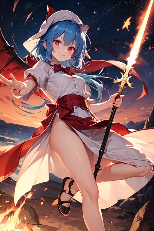 masterpiece portrait of Rei Ayanami \(evangelion\), evangelion \(Hideaki\), caustics, textile shading, high resolution illustration, red eyes, feminine, no pupils, blue hair, short hair, nsfw, 2girls, masterpiece, best quality, flowing priestess silk robes blowing in the wind, royalty jewerly, anime official art:1.3), pussy slip, beautiful face, beautiful captivating eyes, soft focus, depth of field, tilt shift, vivid, fantastical, wonderful, amazing composition, high contrast, full color spectrum,16k, UHD, full body shot