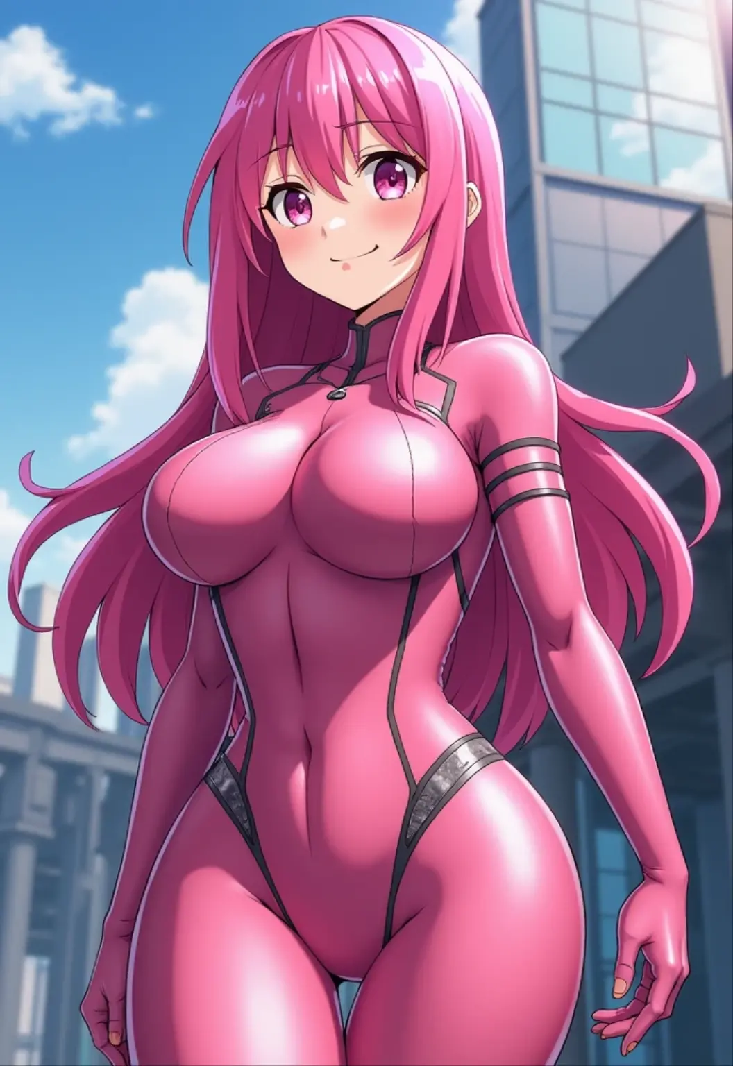 {{{nsfw sex act}}}、((masutepiece)), ((Best Quality)), (GameCG), ((A sexy)), (Ero), comic book, Live performance venue, a beauty girl, 1girl in, Solo, robot suit, SF, Beautiful pink hair, A beautiful Blue eyes、（（ beautidful eyes)), Long hair,beauty breast, wearing underpants, （leotard）, gloves, Hair ornaments, horseshoe-shaped hairband, blush, Ahegao, steam effect,（High legsuit） ,Dig into the crotch、Inter-strands、teats、Green feather decorations on the left and right sides of the head、Transformation Heroine、thigh high boots、Full body standing picture