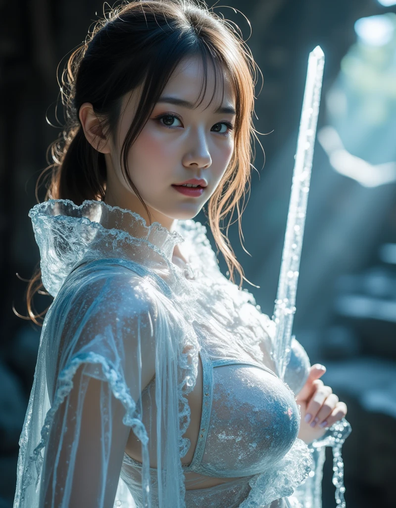 (Realisticな, photo-Realisticな:1.37),(8k, RAW Photos, Highest quality, masterpiece:1.2), cute, Super detailedな, 超High resolution, Kodak Vision Color, Filmed with an Arricam LT camera,Highest quality, sexy、Nipples are visible、Cleavage、Lively, 8K, High resolution, 1 girl, Escape, (Professional Lighting), (Portraiture:0.6), Arima Onsen townscape、Straight bangs、Japan、Ninja House、bamboo forest、 Braided hair、Braided Hair、Black Hair, (Medium Hair),21 years old、slender、Japan人,Medium Hair、(Highest quality,4K,8k,High resolution,masterpiece:1.2),Super detailed,Sharp focus,Realistic,Realistic:1.37,,Polished skills,Ninja silhouette,The sword cut through the air,Precision Attack,Jump in the air,Smoke enveloped her,A faint moonlight shone in the forest.,Add an air of mystery、Create a sense of intrigue and danger,The delicate, shiny patterns on the ninja outfit,Adds elegance and sophistication