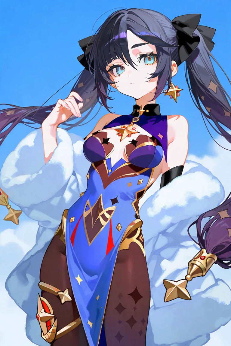(masterpiece, best quality), ((1girl, (mature female) long hair), (star-shaped pupils,  +_+, symbol-shaped pupils, sparkling eyes), (cat ears, open open mouth)), (looking at viewer, light smile, off shoulder), (abstract, multicolored background, abstract background, chromatic aberration),