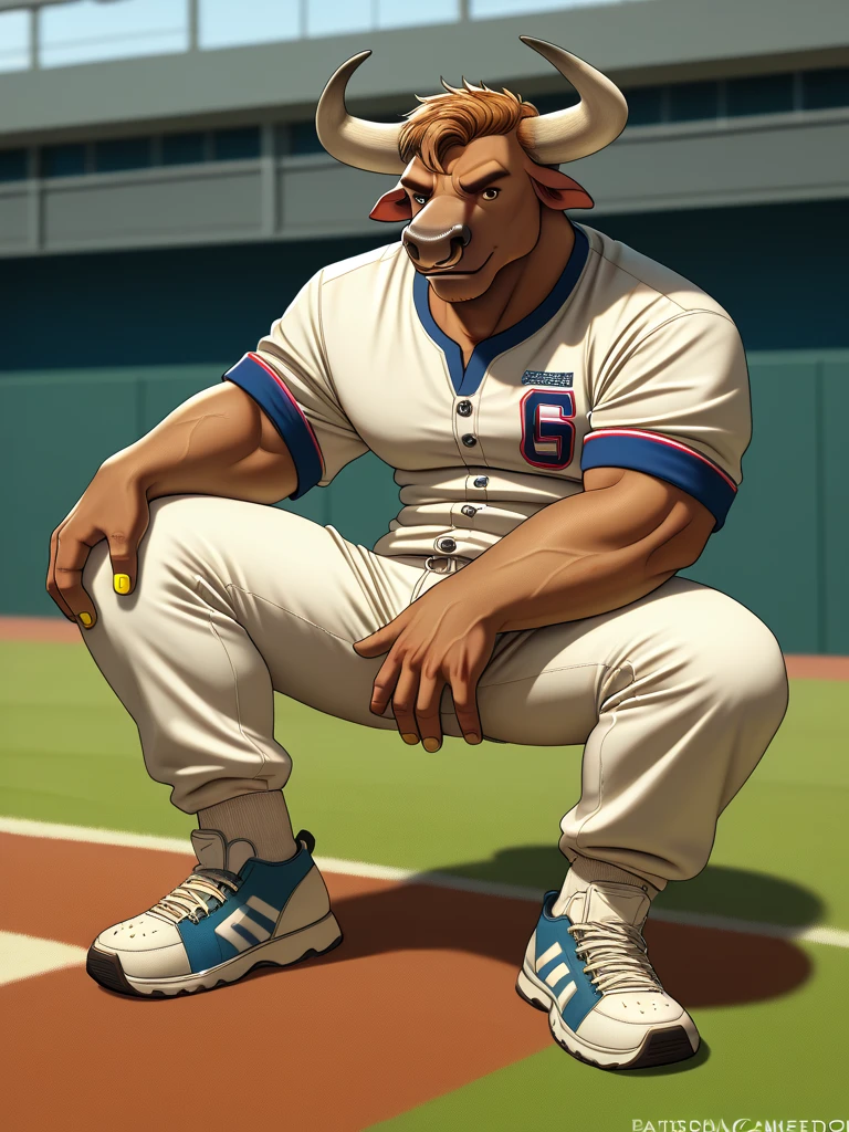 Tiger, good looking, male, Humanity, Baseball uniforms, ultradetailed, muscle質, alone, naked, rippling muscle, muscle, Stadium Background, tail, hot, Baseball cap, Baseball bat, Cool pose
, Show off your teeth, (long black dick:1.5), (erection:1.5)
