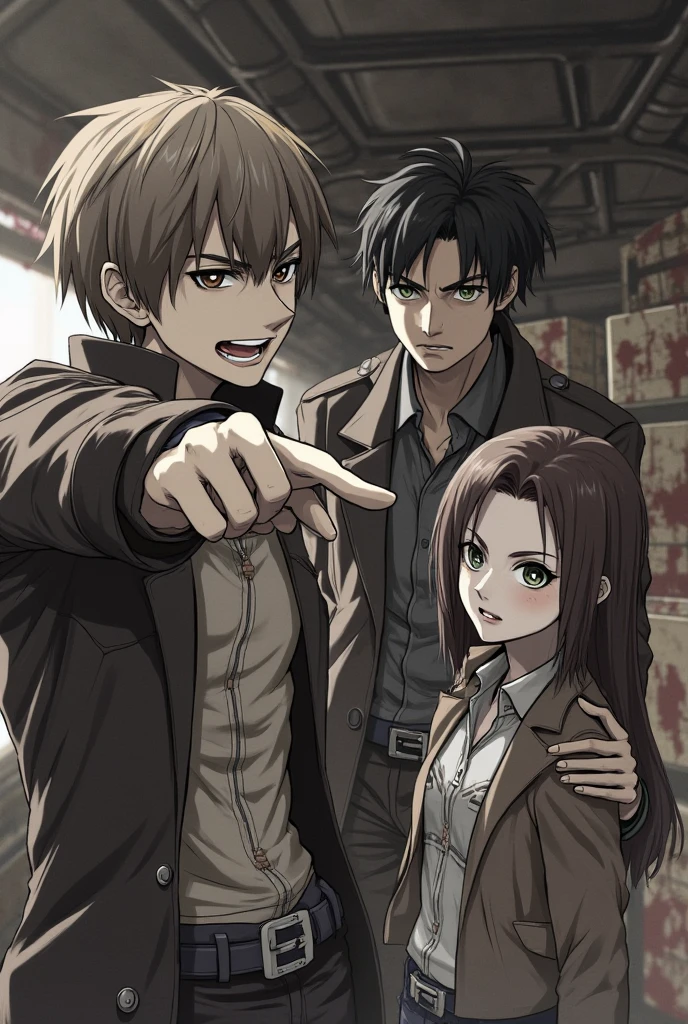 Three men, zombie apocalypse, 3 males