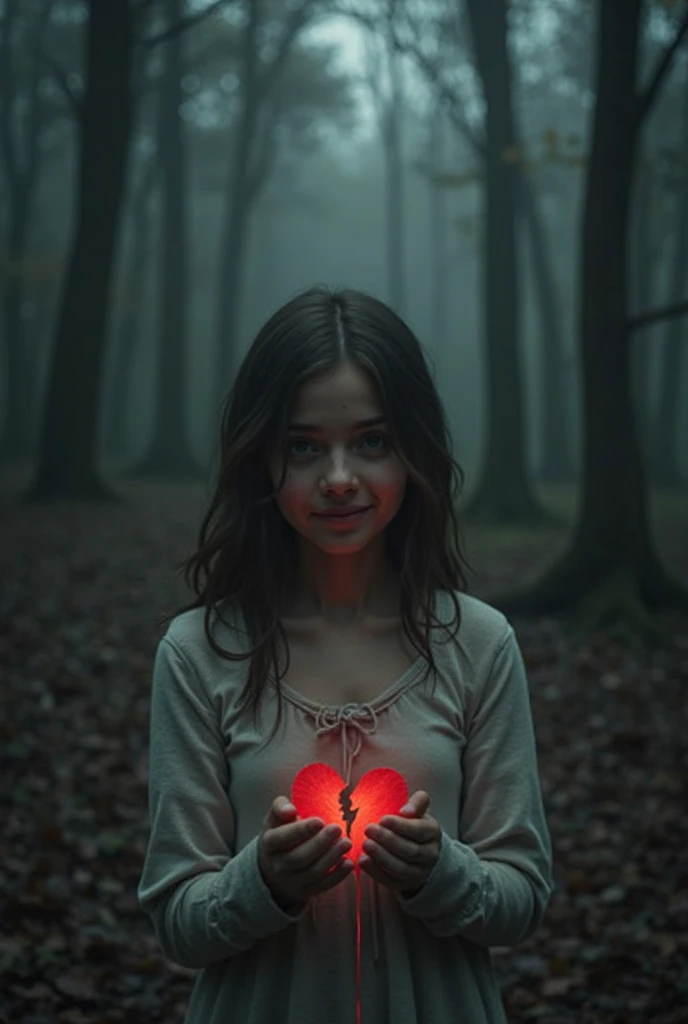 illustration, cartoon, soothing tones, calm colors, (solo:1.1), a digital arf of a undead girl, (pink, heart, love:1.1), wounds, (deathcore:1.2), mistery pink forest, extreme detail, morbid, paper texture, 2d, (pascal campion:0.38), vivid colors, (painting art:0.06), [eclectic:clear:0.8], slate atmosphere, cinematic, dimmed colors, dark shot, muted colors, film grainy, lut, spooky