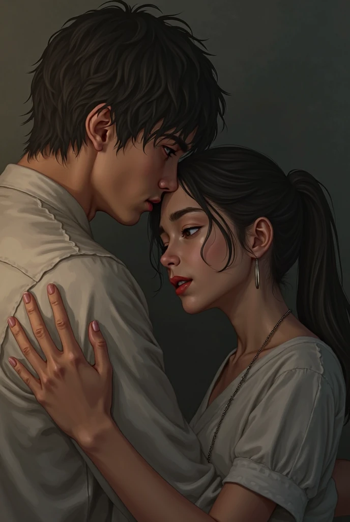 Make this photo anime, realistic