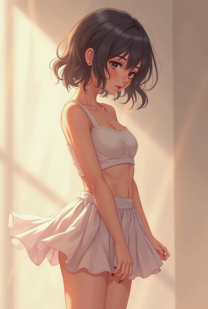 {{{masutepiece}}}, {{{Best Quality}}}, {{An ultra-high picture quality}},  {{extremely delicate and beautiful}},(nffsw), (Best Quality, 8K, 32K, masutepiece, nffsw:1.2),a photo of a cute girl, of the highest quality, Best Quality, Realistic, Unity, At 8K,Wallpaper, Official art,(10yaers old),(child),(The best princess in the world:1.5),(Uniforms with a lot of decoration:1.5),(Gorgeous headphones:1.3),(Smile:1.3),(Sweaty skin:1.5),Black hair,(Very short hair:1.3),(On the balcony of the palace:1.3),(,(Full body:1.2),(Wind Lifts Skirt :1.7),(pantiy),(Mid summer:1.5),(From below:1.5),(low view:1.5),white  panties,panties small,Super delicate,are sheer,realisitic,Raw photography,Sexy ass,the shape of the buttocks is clear,,Panties that dig into the buttocks,Ultra-realistic panties,