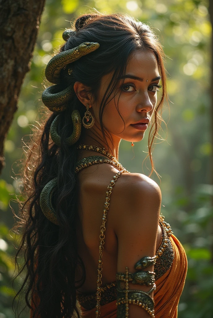 Beautiful Greek goddess Medusa