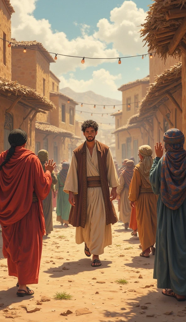 The Village’s Changed PerceptionPrompt: "Aryan walks through the village again, but this time, he is confident and self-assured. The villagers who once mocked him now nod in respect as he passes by. The wise man watches from a distance, smiling, as Aryan walks towards a bright future."