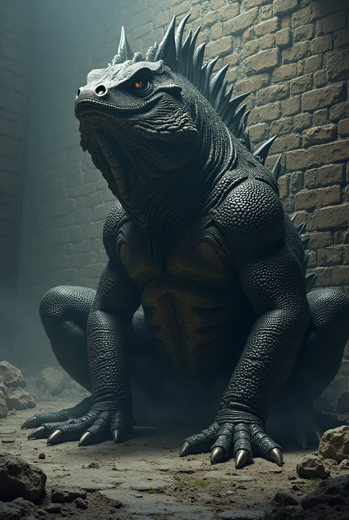 ((mejor calidad)), ((obra maestra)), (detallado), cara perfecta
godzilla saliendo del cascaron shin