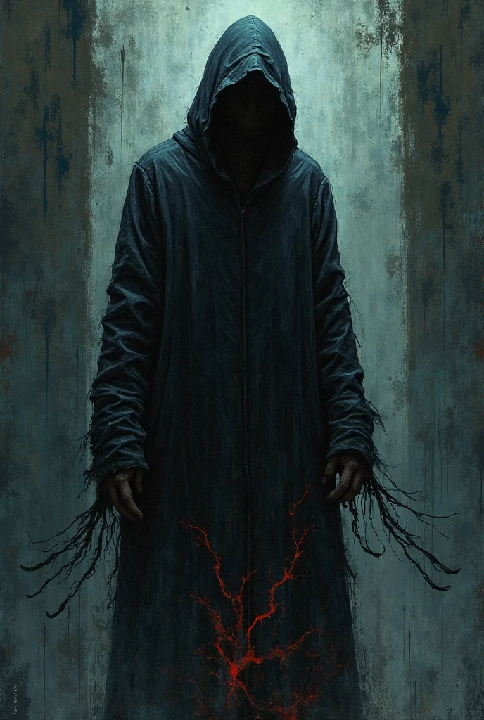 A sinister, watchful shadow with multiple eyes on its body, highy detailed, dark ages