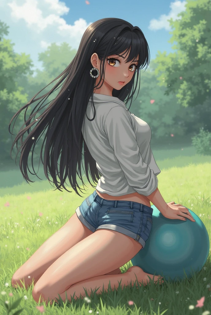 full_body, solo, score_9, score_8_up, score_8, 1girl, ultradetailed, ultrarealistic, award winning, professional photograph,, (narrow waist:1), (crop top:2), (( wearing skimpy mini skirt:1.5)), (thong:1.2) exhibitionism, public indecency, flashing, naked coat (highly clear face,very cute,Extremely cute beauty,Sexy self-confidence,proud and independent,Clear perfect eyes,phenomenal aesthetic,Amazing photos),anatomically correct, (((skinny,thin))),(slender face:1.2), (narrow waist), As our half-Vietnamese, half-French woman lifts the side of her crop top open, she does so with a fluid motion that seems almost effortless. Her hand moves quickly yet gracefully across the fabric, tearing it away from its seams without causing any damage to the garment itself. The movement is deliberate and calculated; she knows exactly what she's doing as she exposes her lacy bra for all to see. She holds onto the torn piece of clothing with one hand while using the other to adjust her top, ensuring that it stays open just enough to reveal more than intended but not too much to be considered indecent exposure. Her body language is confident and assertive throughout this entire process - there's no doubt in anyone's mind who is in control here. Our half-Vietnamese, half-French woman has medium-sized breasts that are full and round, perfectly complementing her slender frame. They sit high on her chest with perky nipples visible through the lacy fabric of her bra. The color of her skin is a beautiful mix between fair Vietnamese complexion and French pale undertones, making them stand out even more against any background. Her areolas are slightly darker than the rest of her breasts but still small enough to be considered modest by most standards. her. Her features are delicate yet striking, reflecting the best of both worlds she comes , ((Lying down on her stomach, ass up:1.5)), (in the park:1.4) ((reading book:1.4)), ((upskirt:1.5), ((POV pose:1.2))
