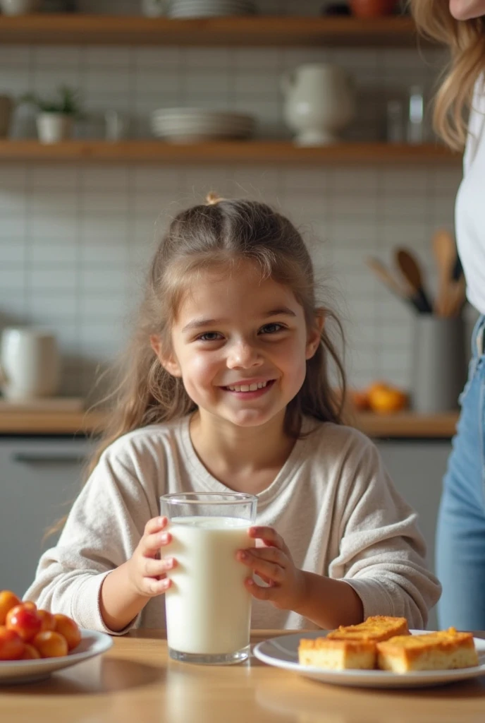 Award - winning photograph, Masterpiece, 8k, ultra high res, hyper detailed, portrait photo a sexy little latin girl about 10 years old in a classroom with messy cream spread all over her wet mouth, full of saliva, dripping, rests of food on her body, tears, smiling, wet face, milk on her face, messy lipstick, and a on a table
