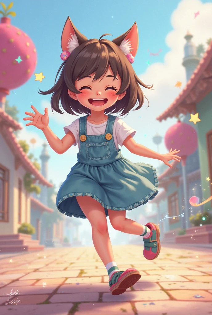 (Top quality, masterpiece, Adorable baby girl Wearing , dancing in rain. Mouth closed in a sweet smile, Cute baby, Pixar-inspired animation.black cloudy wather, Sunlit environment with no shadows cast, One full-body figure centered)

This top-quality masterpiece showcases an adorable baby girl wearing a cozy  . Her little hands are raised up high in the air with her mouth closed, Dancing in the rain.forming a playful and endearing smile.black cloud rain falling cloud background adds to the pure and innocent atmosphere, creating no shadows at all. With one full