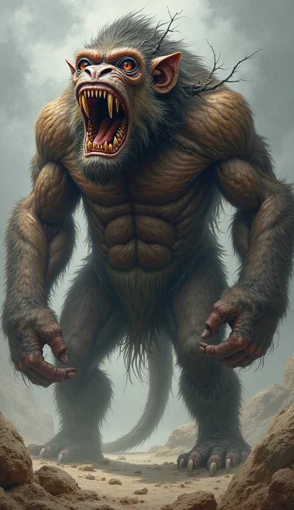 Male beastman in heat。