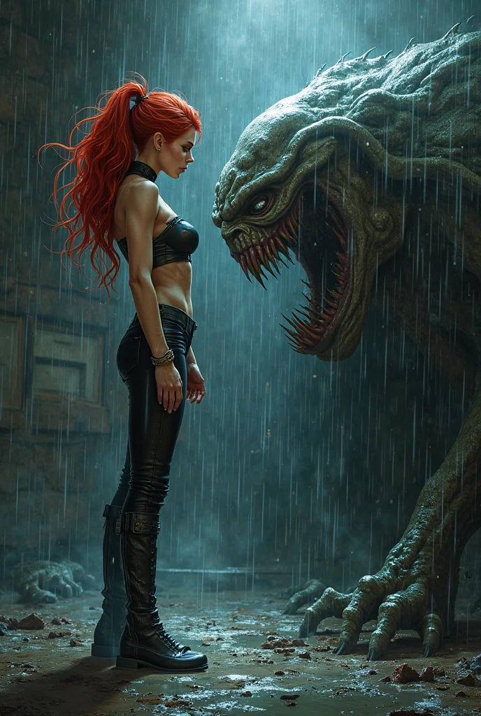 Black widow, marvel comics, no legs, lamia, snake tail for legs, coming for you, wants you, desperately reaching, snake body, lamia body