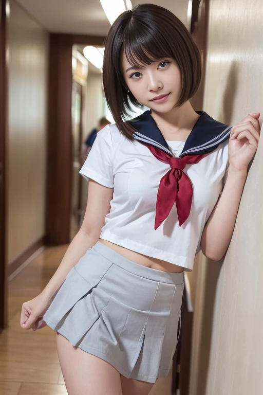 NSFW、masterpiece、Highest quality、Awareness-raising、Ultra-detailed、High resolution、Absurd、One Girl、very cute、short hair、Panties Off、Open Chest、Firm breasts、Spread your legs wide、Angle from below、Crouching、[Sailor suit in white tones]、internal、shoulders are cut off、Yellow neckerchief、White ribbon、[Headphones]、I love my viewers、Heart background、looking at the camera、Love love、Optics、Delicate hands、Chiquita、she、Bedroom、night、Delicate eyes、Blue Archive Style、((Lift your skirt up yourself))),Panties Off,socks, (Black knee socks),(Loafer shoes), A horizontal seat with its back to the window、(Boy and girl having sex)，Pantylesilky white fluid around the vaginal opening）），Sitting in a chair,Big Breasts, ( Naughty, Half-open eyes, Drooling), Spread your legs, Thigh focus, [Full Body Shot], Shooting from below、Hyperas、A beautiful crack、naked、