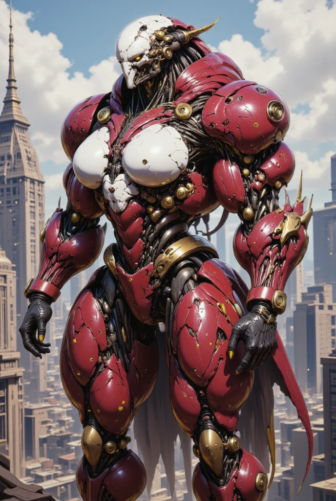 （masterpiece、8K、Ultra-delicate、hight resolution），(((Female Ultraman)))，(((No muscles，large Boob)))，(her head is tapering,The body is made of red and silver，pink armor,The arms present a streamlined design，On the chest there is a round calculator，Looks tall and thin，The overall shape is streamlined、Modern)，posed for photo，high-angle，city ruins，backgroung details，（（（full body Esbian））），独奏，(((Huge feeling))),NSFW,Cameltoe,(Dynamic victory Pose:1.2),from below,groin focus,the morning sun,(Erect clitoris:1.3),((Open pussy:1.5)),((wet pussy:1.2)),(long silver hair:1.1),red blush,smile、Attaching a cloak,(after sex:1.2),detailed legs, flexible, (standing on one leg:1.2), (standing split:1.3), muscular, hand holding one leg up,pubic tattoo