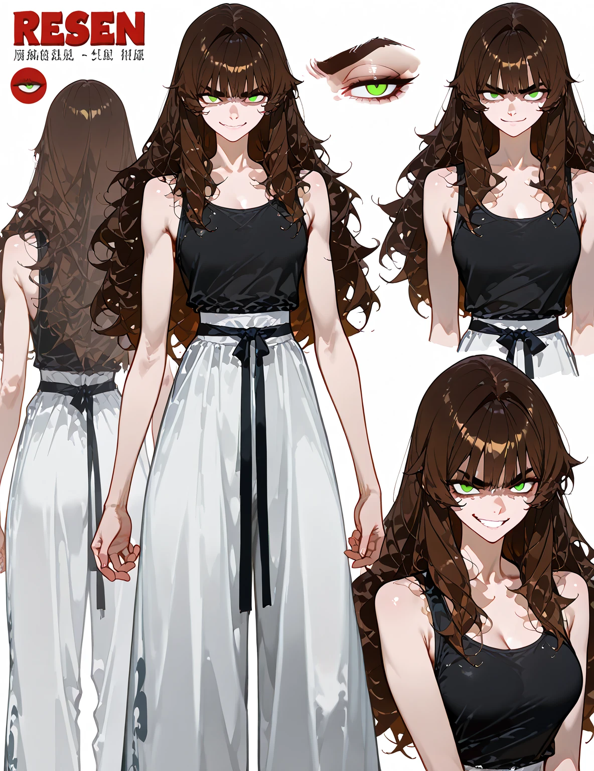 mulher, pele morena, seios grandes, bunda grande, cintura fina, template appearance, cabelos lisos, cabelo curto, cabelos castanhos, olhos verdes, pernas grandes, estilo anime, usando roupa com capuz, arco e flecha, olhando para frente, focusing on the full green eyes in high definition, 4K