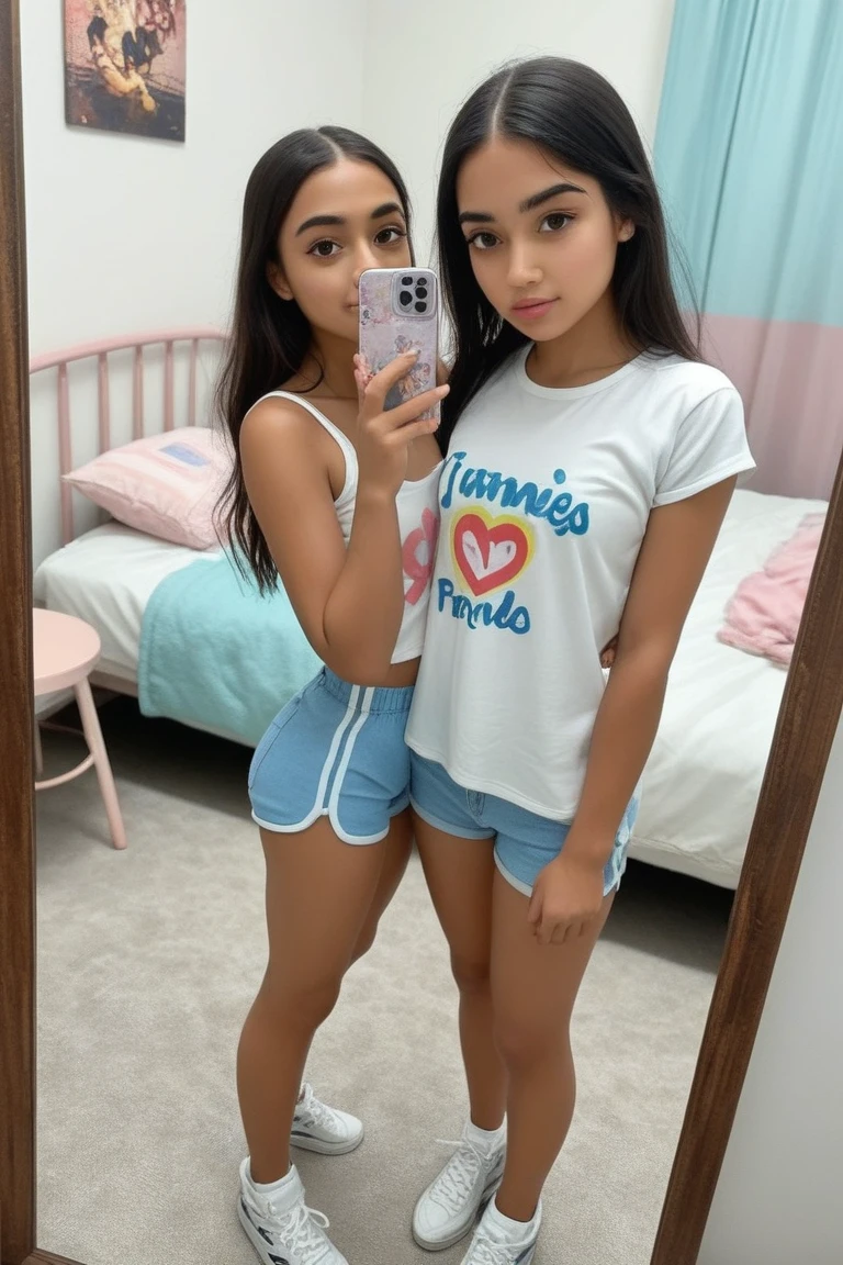A two 9 year old girls