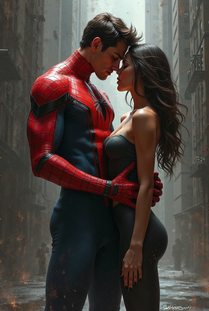 spider girl and spider man having doggy style sex, spider man suit with web patterns, short red skirt with web patterns, extremely detailed, photorealistic, full body, realistic anatomy, highly detailed face, beautiful eyes, detailed lips, realistic skin texture, doggy style sex, hyper detailed, 8k, masterpiece, perfect composition, hyperrealistic, super detailed, 8k, high quality, trending art, trending on artstation, sharp focus, studio photo, intricate details, highly detailed, art by greg rutkowski