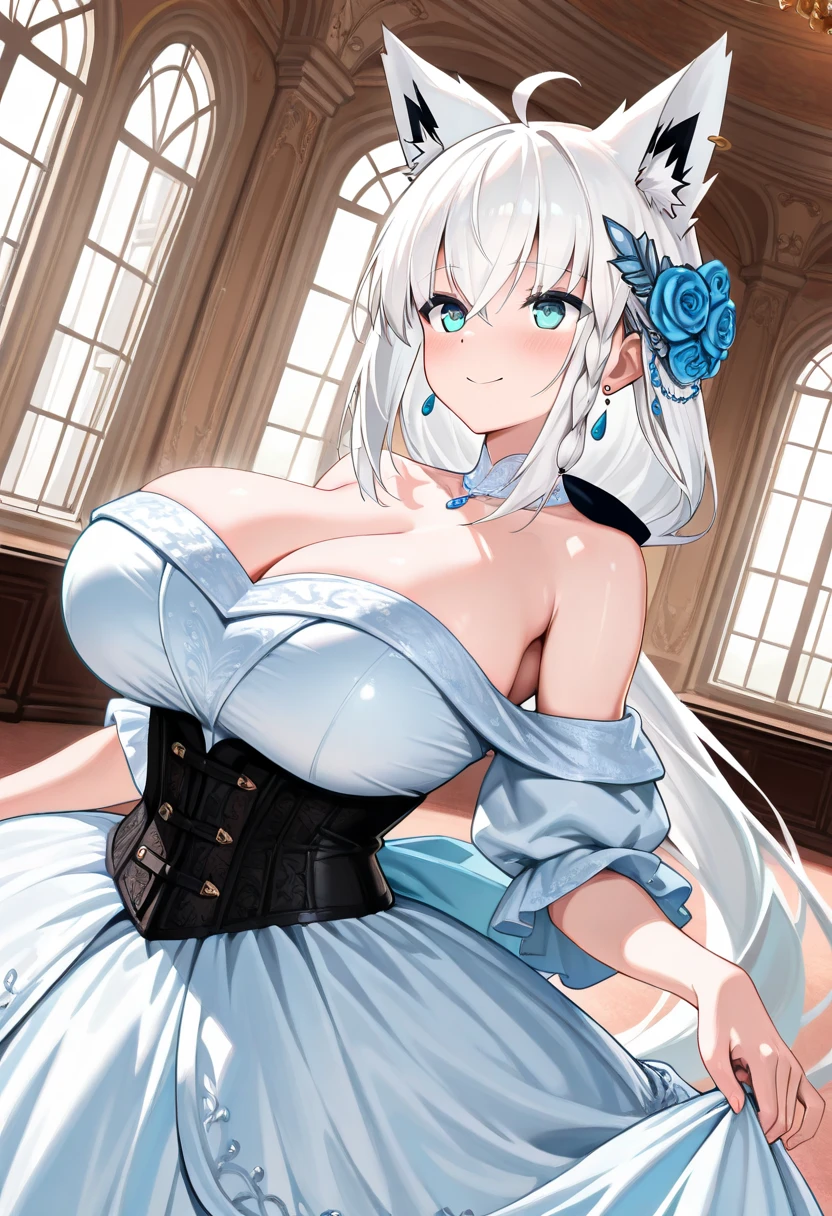 great masterpiece、hight resolution、1girl in、Fluffy clothes、Colossal tits