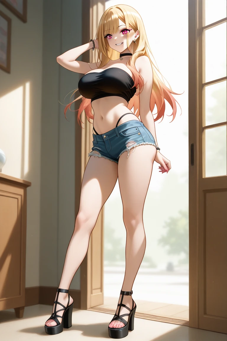 anime girl avec de gros seins posant dans un haut jaune et un jean, séduisante fille d’anime, Ilya Kuvshinov. 4 km, [ Art numérique 4 km ]!!, Style Anime 3D réaliste, Jolie fille d’anime, Artgerme extrêmement détaillé, Oppai, Style anime 4 K, Rendu photo réaliste Anime girl, Anime hyper réaliste, style anime. 8k