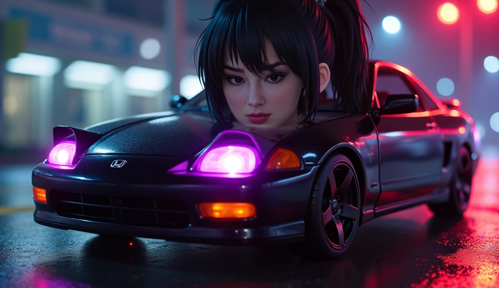 One Woman　Car sex　Big Butt　Feeling face　Inside the car at night　Girls who love sex　Happy face　sunglasses　Blushing and embarrassed　Outdoor Exposure　sports car　Thong　Climb on the hood of a car　Camaro