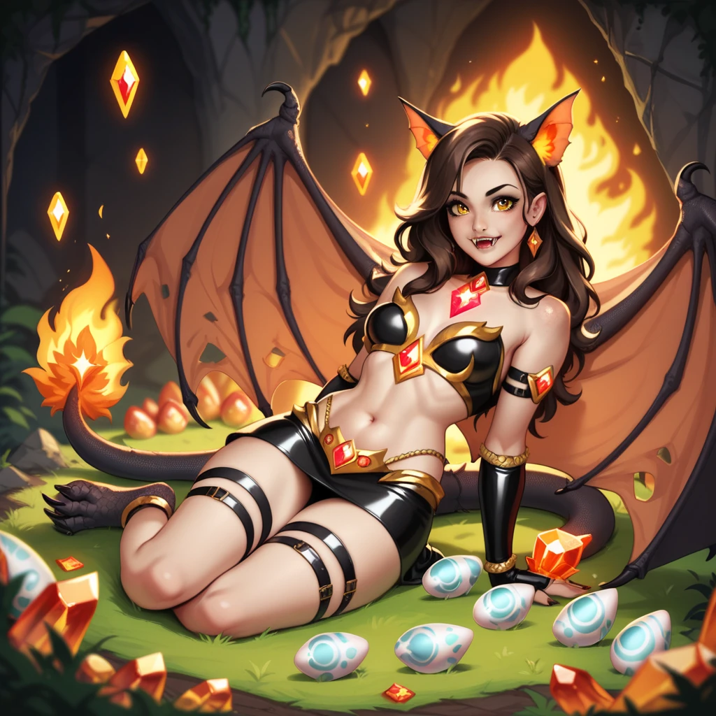 nsfw, cartoon, pixiv, evil smile, sadistic, erotic lips, seductive eyes, drooping eyes, provocative expression, smirks, squint, enraptured, fascinated, scornful laughter, aroused, lovely, naughty face, half closed eyes, fearless smile, crazy smile,toned female, glamorous perfect female proportion, wide hips, extremely shiny, reflecting light, awesome metallic surface texture, cute, akiba, anime face, moe, yellow and black striped hair, wasp ornament, Yellow and black striped boots, wasp transparent wings, bee Transparent wings, wasp antennae, wasp printed, Honeycomb printed, poison needle, yellow and black striped fur, spike choker, earrings, best quality, amazing quality, very aesthetic,