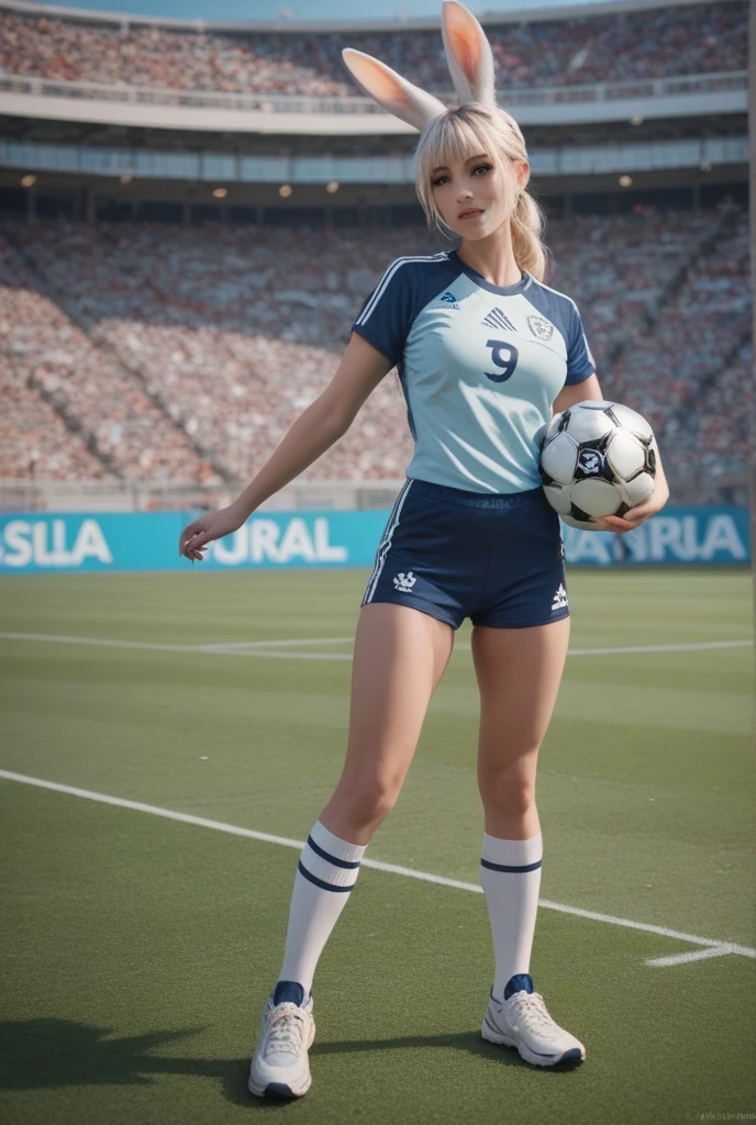 Blonde soccer girl with big ass
