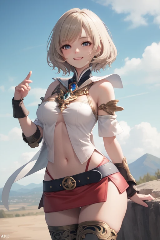 nsfw:1.6, Top quality, masterpiece, ultra high resolution, , (top quality, high resolution, 4K, detailed lighting, shaders, perfect anatomy, perfect proportions), eye of the beholder, (masterpiece, top quality) (top quality, 4K, 8K, high resolution, masterpiece: 1.2), highly detailed, (masterpiece: 1.3, top quality, ultra high resolution, ultra detailed), (top quality: 1.2), perfect eyes, perfect face, perfect lighting, (top quality, 4K, 8K, high resolution, masterpiece: 1.2), highly detailed, (top quality, 4K, 8K, high resolution, masterpiece: 1.5), highly detailed, masterpiece, top quality, ultra detailed, top quality, high resolution, 32K CG, very delicate and beautiful, illustration, high resolution, sharp focus, front lighting, glow, girl 1 person, solo, smiling, very beautiful and detailed anime face, very detailed eyes, ((masterpiece)), ((best quality)), (super detailed), ((cute)), cute, ((very detailed)), 4K, (8K), best quality, (best quality, 8K, 32k, masterpiece, super high resolution, very detailed, impressionistic:1.2), blurred background, (((two arms))) , (((two foot))), (((four fingers and 1 thumb))), Best quality , ((only one naval)),
Female. ((Blonde hair)). ((((Topless)))). White panties. ((White ribbon in a ponytail)). ((Dark skin: 1.2)). ((Bangs swept to the side, exposing her forehead)). Beautiful blue-green eyes. Deep pupils. Pink lips. ((Big boobs)). Full breasts. Well-shaped breasts. Small pink nipples. Tiny waist. Perfect proportions. Slender body. Well-proportioned body. Bright smile. Happy. Laughing. Blushing face. ((("I'm embarrassed though..."))). (((Arms crossed under her breasts))). ((Burberry scarf)). Earrings. ((White ear warmers)). ((Fluffy white gloves)). White snow boots. ((A snowy mountain in the middle of winter)). (((Breathtaking view))).