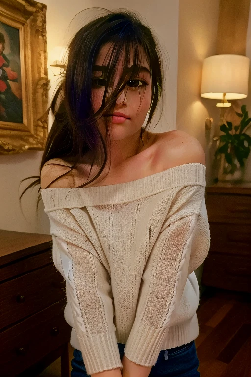 (8K、RAWE Photo、Highest quality、masterpiece:1.2)、(Real、Photorealistic:1.37)、Super detailed、Ultra-high resolution、1 girl、Beautiful detailed face、(Feather Cut: 0.6)、Professional Lighting、The lighting is bright、actress、model、Japanese、Full body、Wide-angle shot、Daytime、bright、naked, simple background ,Simple Background、Model posing, full body , cowboy shot ,40-year-old woman、Mature Woman、