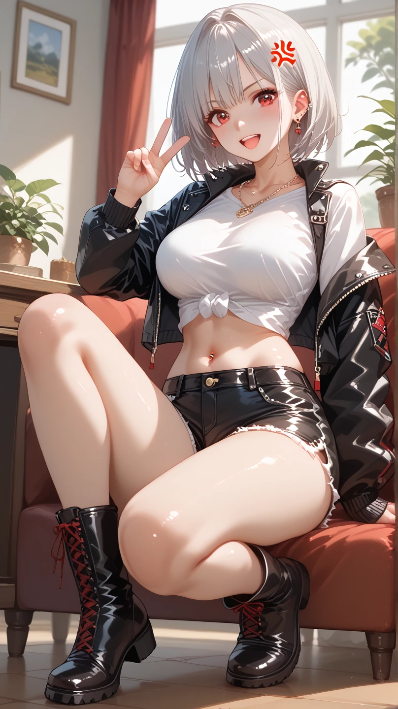 Beautiful Korean, 1girl, short wavy black hair, wearing black jacket, masterpiece, ultra realistic, best quality, Full HD, Tokyo street background, missionary vaginal, close up, creampie, breasts, exposed breasts, tanlines, stockings, wearing shirt, spreading legs, legs up, facial, cum, pov, tongue out, open mouth --auto --s2