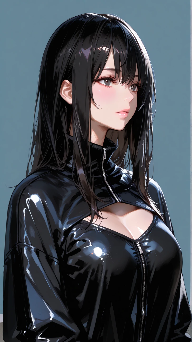 professional artwork, Intricate Details, field of view, sharp focus, detailed painting, photorealistic lighting, trending on pixiv,(masterpiece:1.0),(best_quality:1.0), ultra high res, ultra-detailed, photography, 8K, HDR, highres, absurdres:1.2, Kodak portra 400, film grain, sharp focus, bokeh:1.2, lens flare, (vibrant_color:1.2), (((indoors, classroom, classroom details, sitting on chair, perfect anatomy sitting, leaning to table))), annerose,
female mature, black hair, long hair, (((yellow eyes))), large breasts, hair intakes, 25yo,mature female,Beautiful Finger,Beautiful long legs,Beautiful body,Beautiful Nose,Beautiful character design, perfect eyes, perfect face, looking at viewer, official art,extremely detailed CG unity 8k wallpaper, (Beautiful,large_Breasts:1.4), (beautiful_face:1.5),(beautiful_lips:1.5),(narrow_waist), (solo:1.4), (upper body, half body shot), add_detail:0