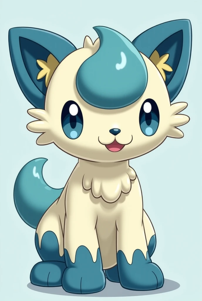 no humans, masterpiece, ultra detailed, <lora:more_details:0.7>, <lora:sincoslora:1.1>, vaporeon, blue eyes, all fours,