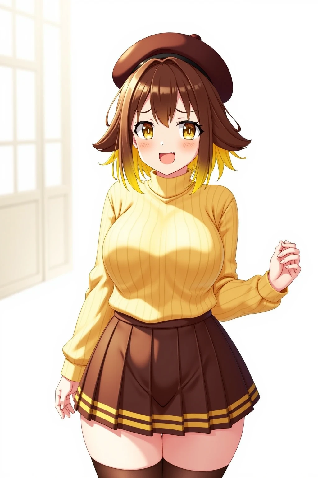 two,, , One Girl, Ahoge, bangs, 黒いskirt, 黒いsweater, Blue Claws, Blurred, Blurred background, chest, Brown eyes, Brown Hair, 茶色のJacket, Mouth closed, Repaired, Day, Depth of written boundary, Earrings, eyelash, Raise your hand, Tilt your head, Jacket, jewelry, Long Hair, Long sleeve, View Viewer, medium chest, Manicure, Open your clothes, オープンJacket, Outdoor, Pursed lips, Tucked in shirt, Side Lock, skirt, Sleeves are longer than the wrist, alone, sweater, Upper Body, zipper, , , ((Tabletop)), ,