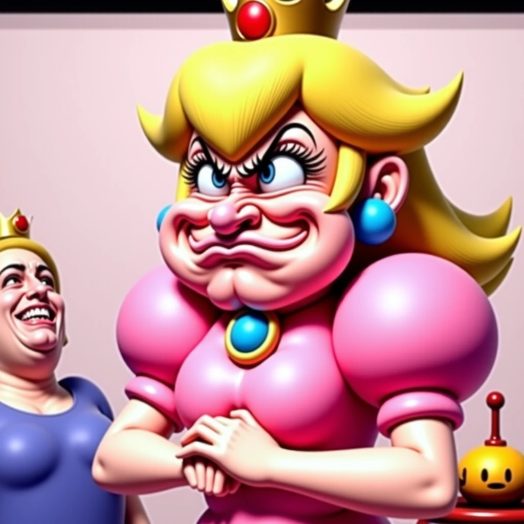 (Redo this image)+(identical to this, but with more variations on the style of the cartoon with high heels