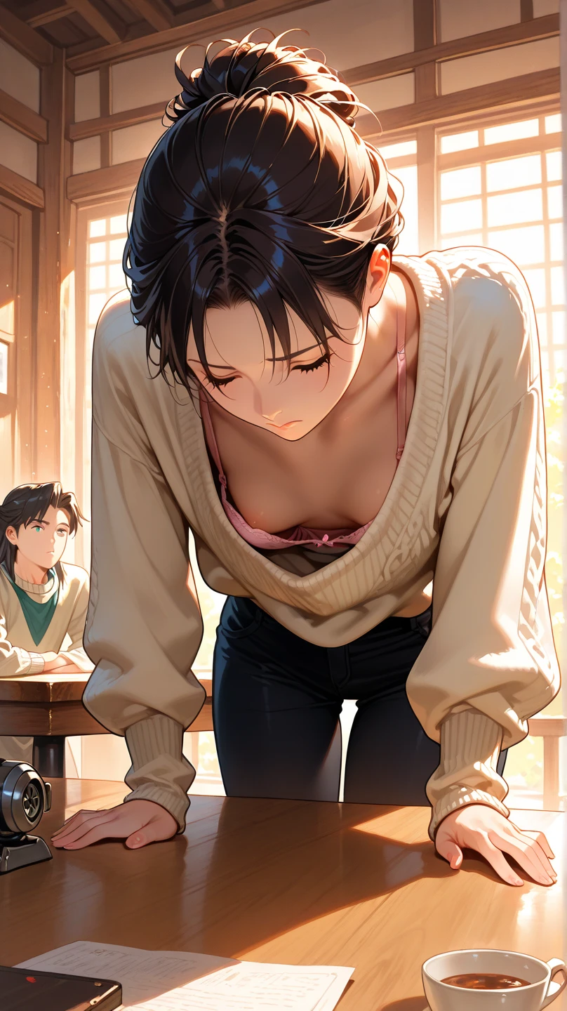 Chihiro, (cruel_expression):4.0, lewd:2.0, (pubic_stubble):3.0, naked:2.0