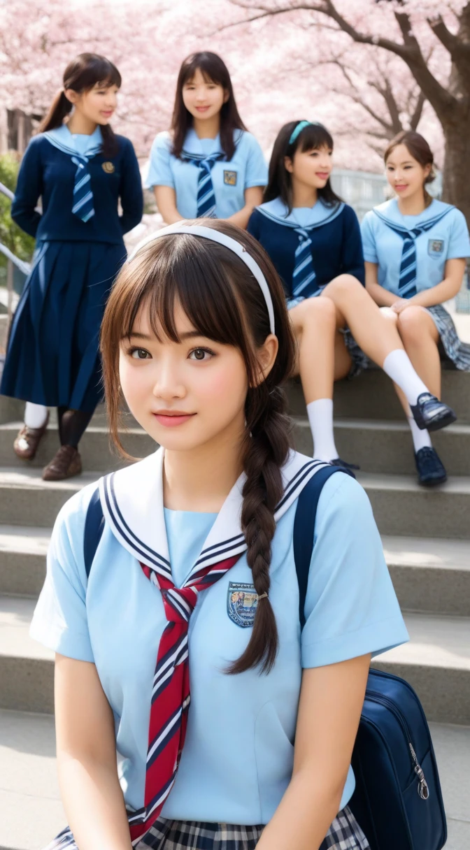 nsfw, whole body, Young woman, Sailor suit, (((Primary school students))), Twin tails, (((Children&#39;s pants))), (((Panty shot))), indoor, basement