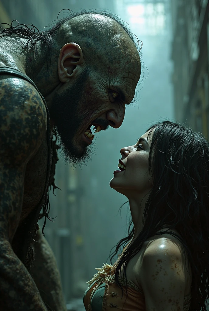 Look a zombie chasing a human, human's scared face, zombie biting the human, best quality, 4k, 8k, highres, masterpiece:1.2, ultra-detailed,klcc background . Malaysia. Malay people. Malay face.. realistic, photorealistic, photo-realistic:1.37, horror, dark, gritty, moody lighting, dramatic lighting, cinematic, intense colors, gloomy, ominous atmosphere, detailed zombie features, gruesome zombie biting, terrified human expression, detailed skin textures, sharp focus, physically-based rendering, extreme detail description, professional. Bombings everywhere. Fire place .