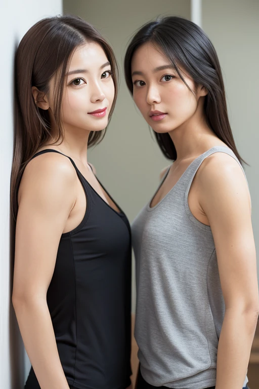 (((One girl,alone))),(Highly realistic photos, High resolution, Detailed face, Beautiful Eyes) Japanese women, 21 years old, Cute face, alone:1, Nice body, Medium chest, ,Hairstyle, Take a photo book,the avengers,Leggings、Gorgeous Bra、Healthy Body,Thighine Fujiko