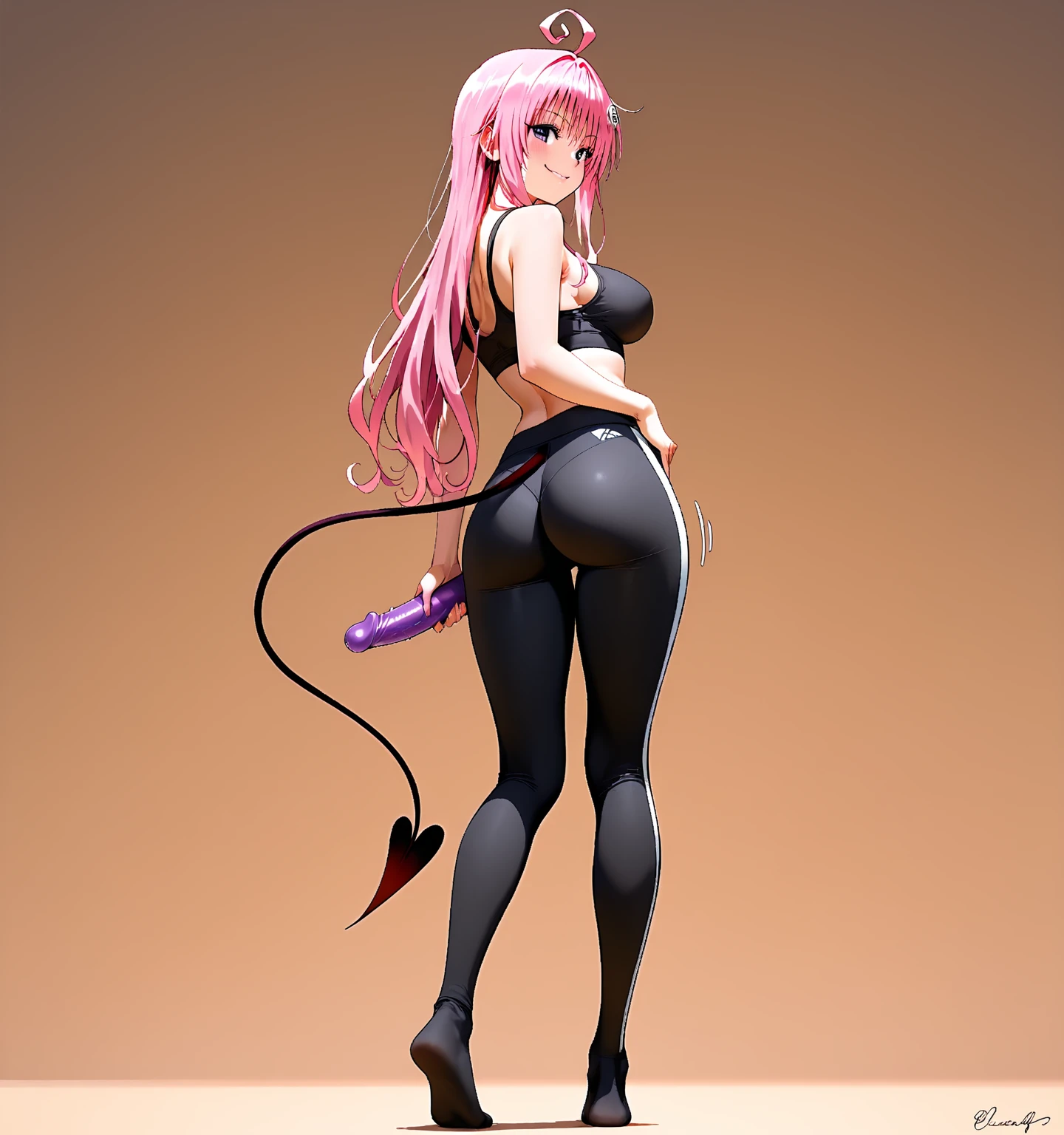 Male , white body, white skin, equine, anthro unicorn, weak body, femboy, girly, solo, thin waist, thick thighs, round ass, hourglass figure, pink hair, high heels, soft chest, smile, red long nails, seductive pose, naked, horse penis, equine penis, balls hanging, submissive, fat ass, small penis, flaccid penis, big round earrings, straight hair, very femenine, choker, black fishnet full body suit, make up, shy, sensual, curvy body