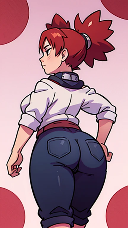 A beautiful strong woman with male genitals.