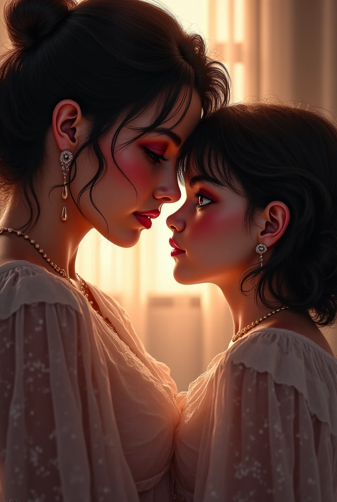 A touching moment as a mother helps her child take their first steps. Experienced skill, masterful detailing, delicate and beautiful, dynamic angle, warm lighting, emotional expression, intimacy, tender touch, wide shot, overflowing family love, super high resolution, 8k, hd, highly detailed