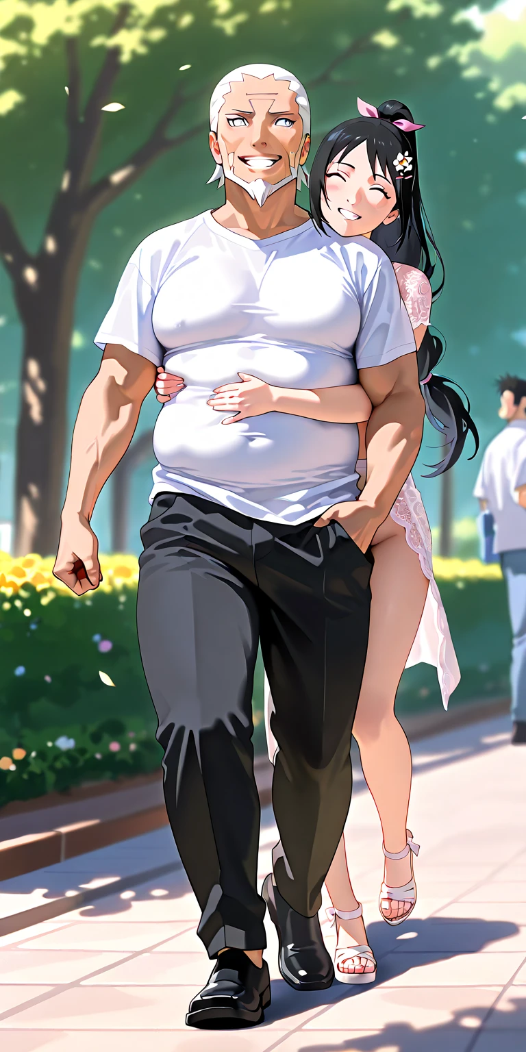 masterpiece, best quality, yuri sakazaki, shy, light smile, city park, cherry blossoms,naked、No clothes、 (((full body shot)))、Squat down and spread your legs、H cup bust、swollen buttocks、big butt with wide pelvis、You can see the nipples through it、Clothes slip off and female genitals are visible、beautiful female genitals、beautiful nipples、beautiful skin、beautiful anus、plump areola、lewd body、very soft breasts、very soft butt、A pose that invites the butt、ecstatic face、I can't help but sigh、((((A man grabs my breasts so tightly that his fingers are buried in them.))))、thin pubic hair、plump areola、((((A man violently fondles my breasts))))、mammary glands passed、erect nipples、(((Generates an image of a man performing an act of sexual pleasure on his girlfriend)))、The body is wet due to excessive sweating、She spreads her legs and shows her genitals to seduce the man.、(((((beautiful female genitalsを作画生成)))))、(((female genitals open)))、Draw a clitoris the size of a soybean、Draw a man other than her、Angle shot with the butt facing、Stand on tiptoe with legs apart、feeling intense pleasure、put both hands on the wall、drool with pleasure、(((((healthy and normal human body)))))、Highest image quality、High excitement、Make liquid depiction transparent、thick thighs、、plump body、Only one female genitalia drawn in place on the human body、Draw one anus in place on the human body、Breasts that are slightly soft and sagging、sensual、sensual、Clarify body fluids、Pubic hair is drawn in one place on the human body,turn your butt towards me、plump pussy、Moriman、raised pubic bone、Breasts and nipples in place on the human body2Place description、Expression full of pleasure、feels good sexually、plump areola、lewd breasts、She is forcibly raped by a man、she sucks a man's dick、She sticks out her tongue and drools as she licks the dick、cute、
