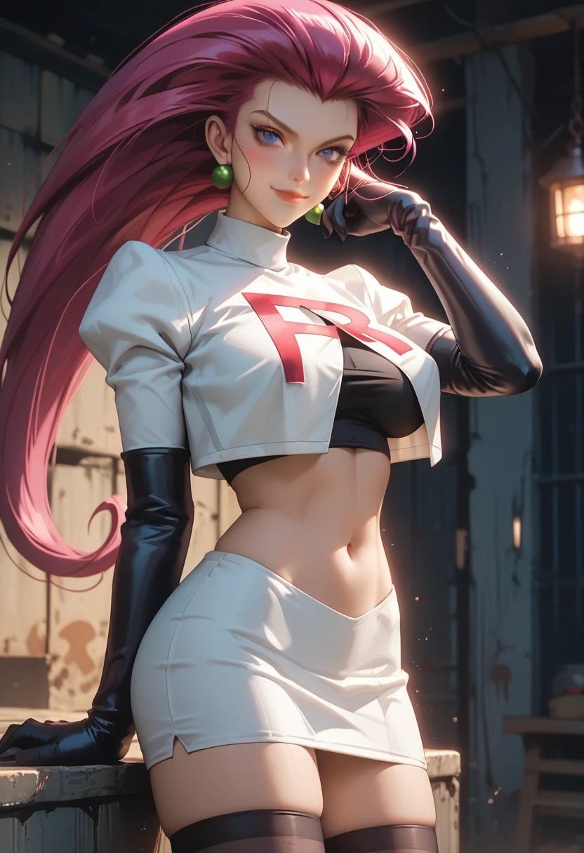 ((Zero Two Darling en el Franxx)), 8k, ((view from behind)), Obra maestra, smile to camera, La mejor calidad, fotorrealista, Ultra detallado, 1 girl, textura realista de la piel, senos grandes, Mira hacia el espectador, , Camiseta suelta medio corte,, Underboobs, Underboobs, Micro mini falda, , movie lighting, Enfoque facial, Ojos delgados, Cara detallada, Cara bien iluminada, Rayos, Baile Cyberpunk, Low-angle shot, Vista desde abajo