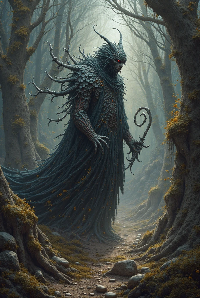 Transform nuts into eerie, horror-themed entities within a nightmarish scene. Utilize dark, atmospheric elements and fractal patterns inspired by the unsettling work of H.R. Giger.
