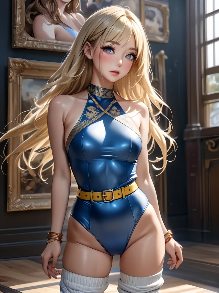 Elf,Blonde,Navel Fashion